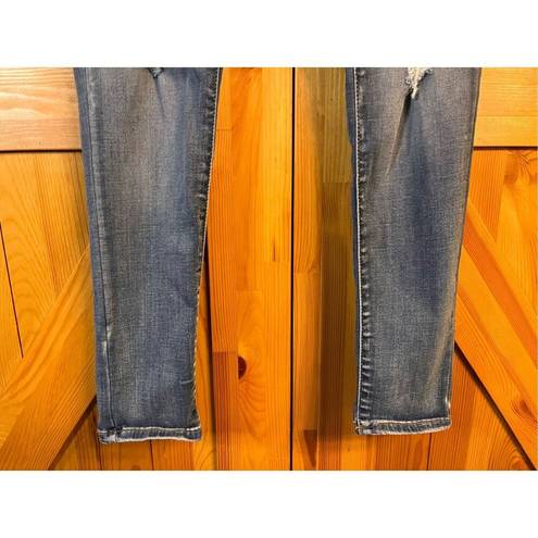 Authentic American Heritage So  Jeans 9 Blue High Rise Ankle Jegging (3274)