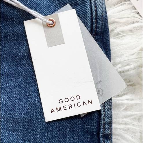 Good American NWT  Good Curve Straight Crossover Jeans In Indigo 125