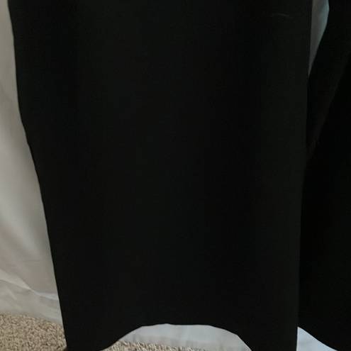 J.Jill : Black dress stretch pants with pockets- wide leg- Closet staple- size 18