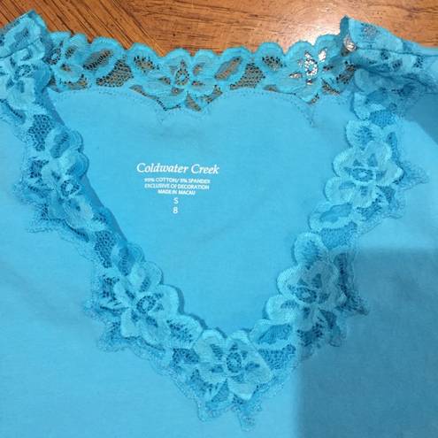 Coldwater Creek 🎊🎊🎊  Double Lace Tank Top