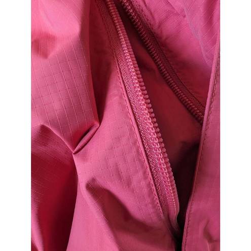 L.L.Bean  Magenta Jacket Athletic Women's Large Long Sleeve Zip Up Hooded