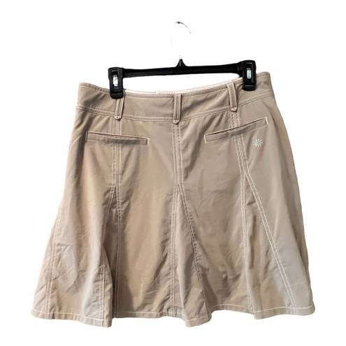 Athleta 12P Whatever Everyday Stretch Flared Skort - Beige EUC