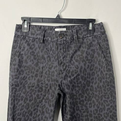 Pistola  Wild Night Leopard Print Cropped Jeans