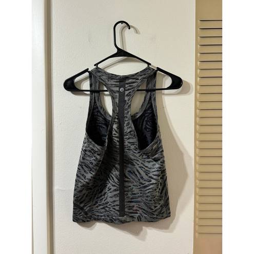 Lululemon  Swiftly Tech Racerback Tank 2.0 Size 6 Primal Clash Grey