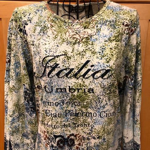 Jane Ashley  ‘Italia’ soft cotton Top size S