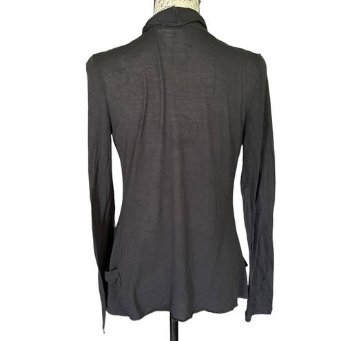 Zenana Outfitters  Dark Gray Lightweight Cardigan Size Medium