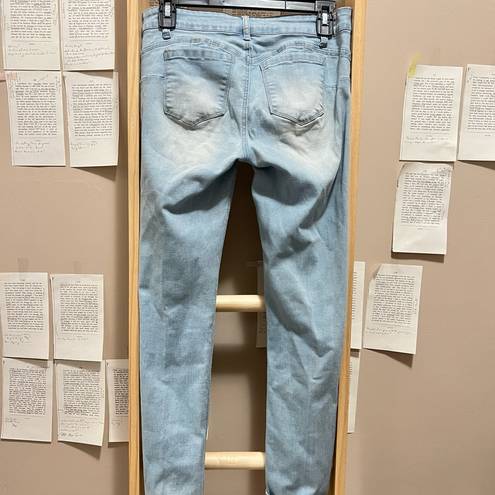 Wax Jean Light Blue Ripped Jeans with Pockets