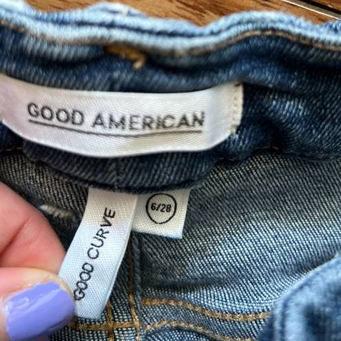 Good American  “Good Curve” straight leg jeans