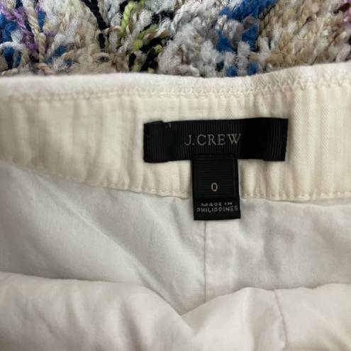 J.Crew  cotton white skort