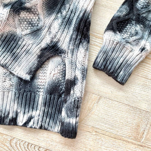 Pilcro  Anthropologie Joni Chunky Tie‎ Dye Cable Knit Sweater | XS