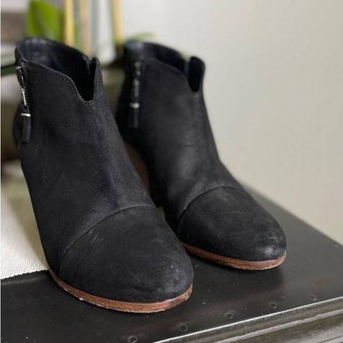 Rag and Bone  Suede Classic Margot Boots Black Womens Size 38