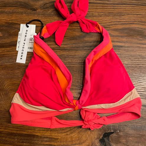 Robin Piccone NEW NWT Nordstrom  Billie Halter Swimsuit Bikini Top medium