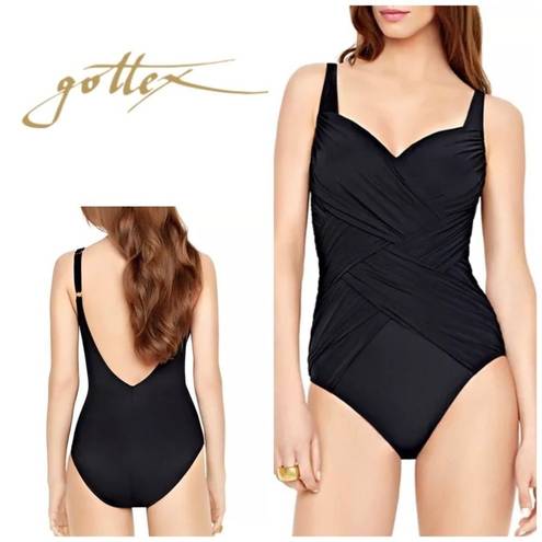 Gottex  contour swimsuit with princess neckline. NWT