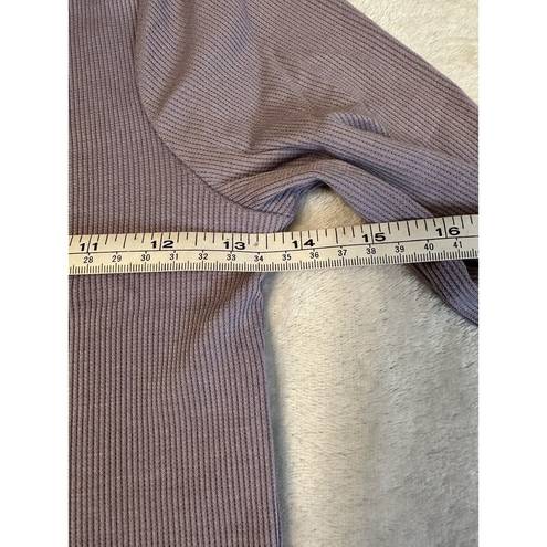 Outdoor Voices  NWT CozyRib Cropped Cardigan Earl Grey Light Purple Size S And M