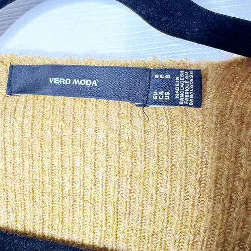 VERO MODA  Crewlefile Size S Drop Shoulder Knit Pullover Sweater