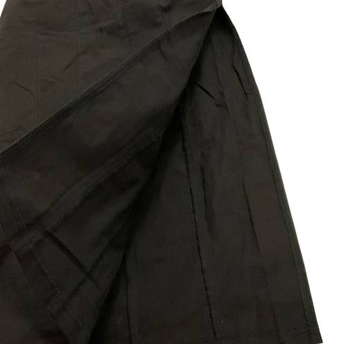 RUNAWAY THE LABEL  Aston Midi Dress Size Small Black w/ Side Slit NWT