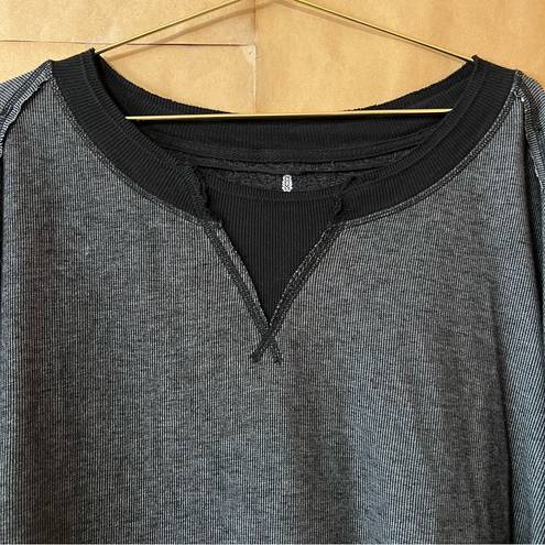 Free People  | Movement Rugby Match Short-Sleeve Tee Oversized Slouchy Tee Size L