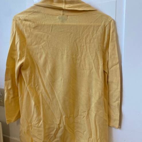 Talbots  yellow sweater cardigan