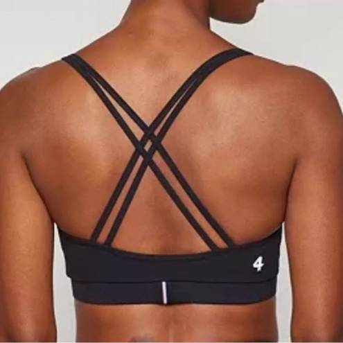 infinity NWT FOURLAPS  Black Sports Bra