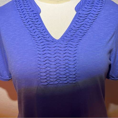 Fashion Bug Periwinkle Blue Short Sleeve Top