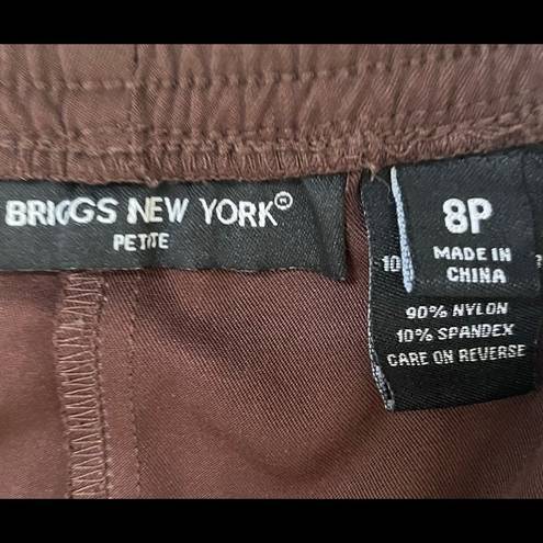 Briggs New York  brown pull on work pants