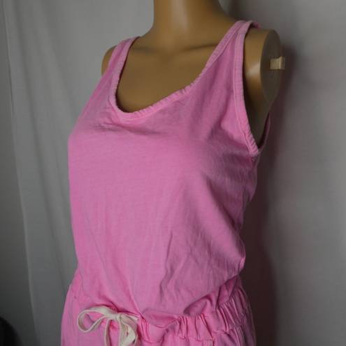 N: Philanthropy Pink Powder Romper Keyhole Shorts Tie Waist