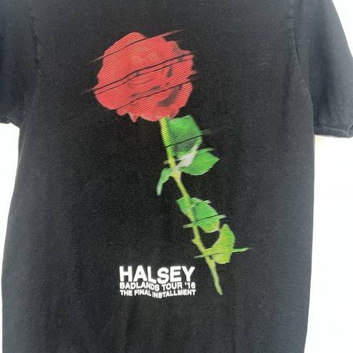 Tultex Halsey Badlands Tour The Final Installment Tour Shirt Adult Small Black Band Tee