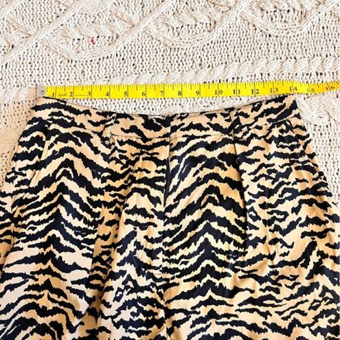 Good American  Summer Boss A-Line Zebra Shorts Size 4 NWOT‎