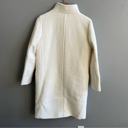 J.Crew  NWT Textured Wool Blend Coat in Ivory Size 8