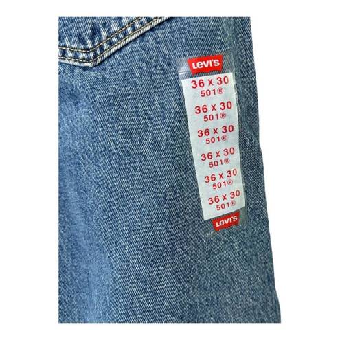 Levi Strauss & CO. VINTAGE LEVIS 501 JEANS INDIGO 90s WOMAN'S SIZE W36 L30 MADE IN USA 93' NEW