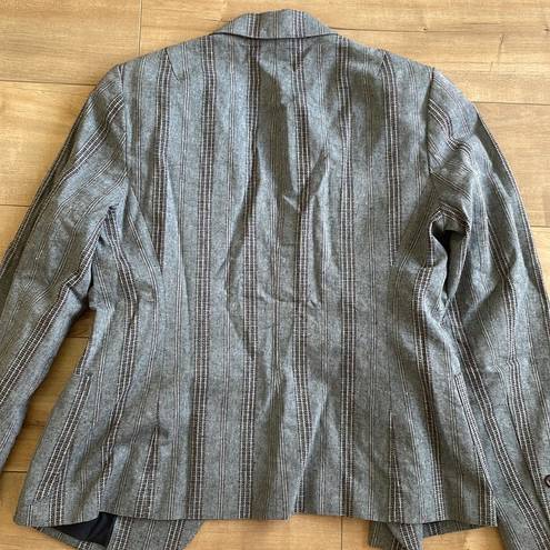 Fossil Vintage  Blazer Striped Sz 10