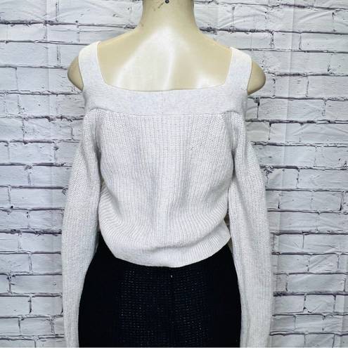 All Saints Dasha Crop Jumper Cold shoulder sweater size Small