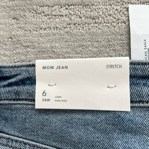 American Eagle Ripped High Rise Mom Jean