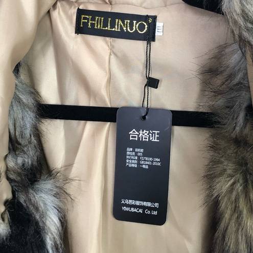 Fillinuo faux fur hooded coat Size undefined