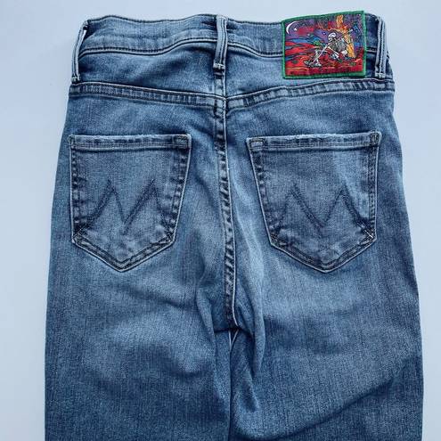 MOTHER Denim Mother Mystical The Dazzler Jeans Laws of Attraction Ankle High Waist Size 24