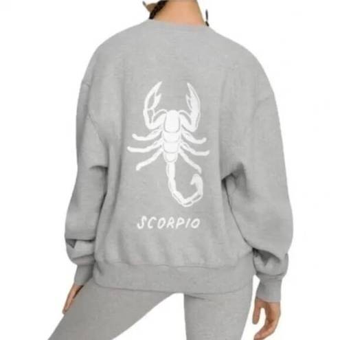 Good American  Oversize Zodiac (Scorpio) Crewneck Graphic Sweatshirt Size 3 (L)