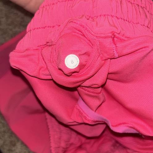 Lulu Lemon hot pink shorts