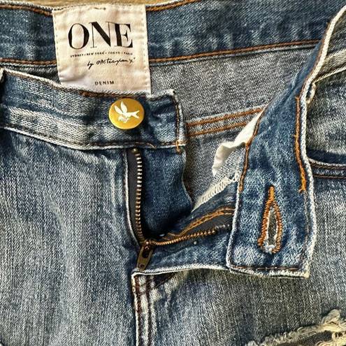 One Teaspoon  Awesome Baggies low waist medium rise distressed jeans