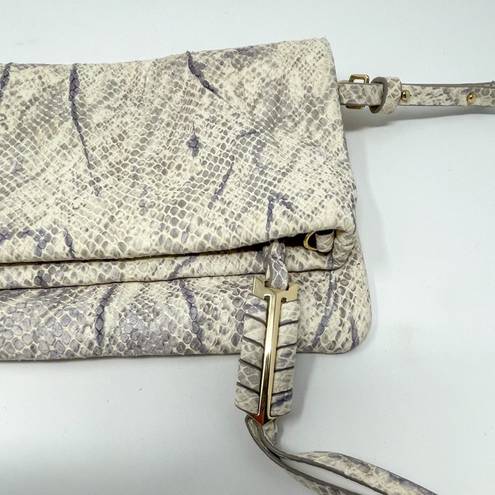 Stella & Dot  Crosby Snakeskin Print Leather Crossbody, NWOT, MSRP $248