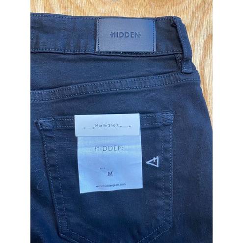 Bermuda Hidden Shorts Womens Medium Blue Marlin Denim Stretch  Frayed B65