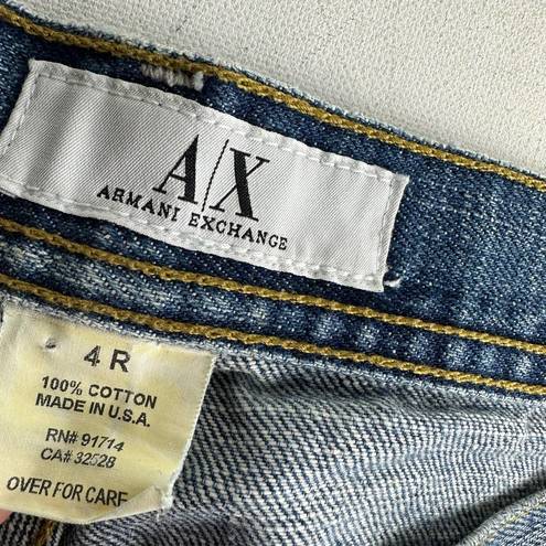 Armani Exchange  women’s size 4R low rise bootcut light wash jeans