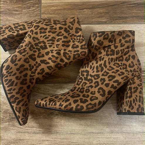 Seven Dials  Felicia animal print booties