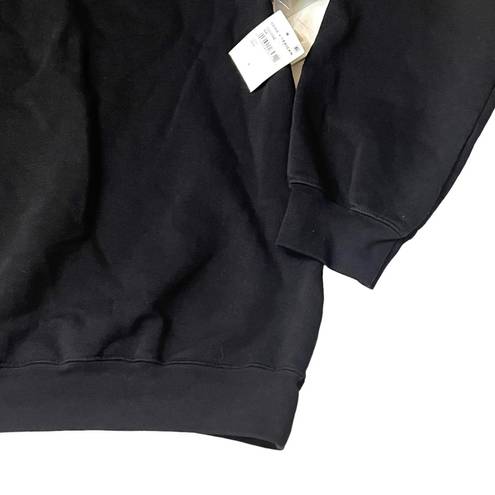 Good American  Sweatshirt Leo Zodiac Black