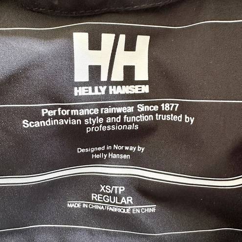 Helly Hansen  Performance Hellytech Rain Jacket Mid Length Hood Outdoor Black XS