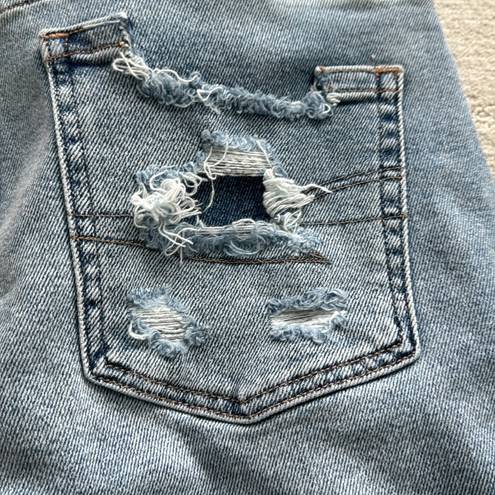 American Eagle Ripped High Rise Mom Jean