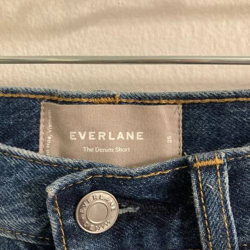 Everlane  100% Organic Cotton The Denim Short Size 25