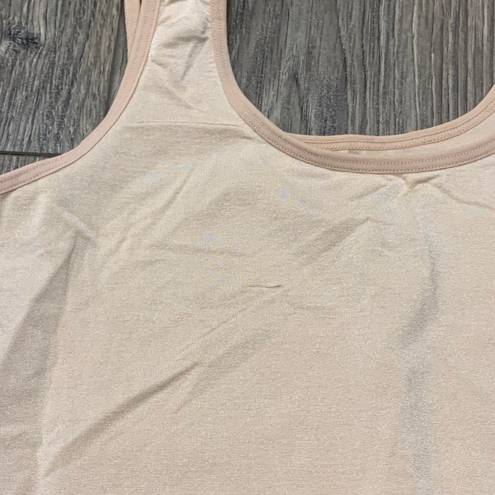 Carole Hochman Nude Scoop Neck Tank Top