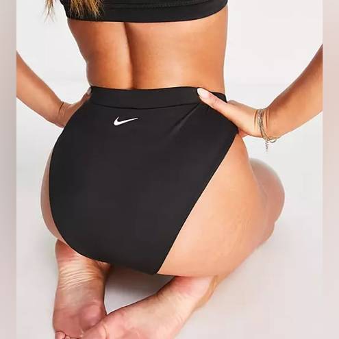 Nike NWT  swim black bikini bottom