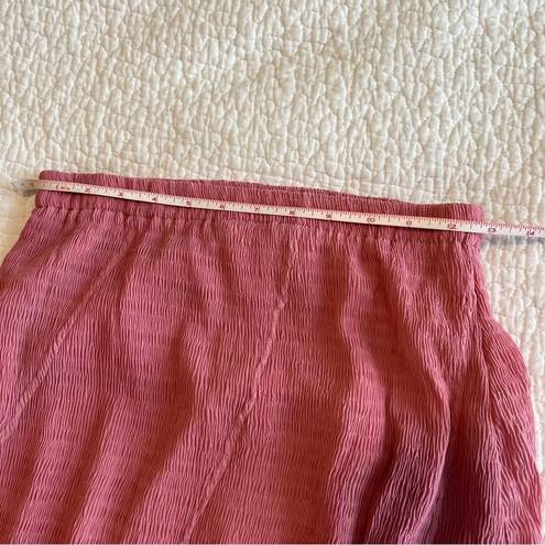 Roma Rossi  Pink Smocked Mermaid Maxi Skirt Medium