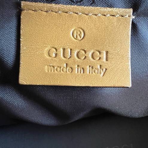 Gucci   Suede Boat Pochette Shoulder Bag